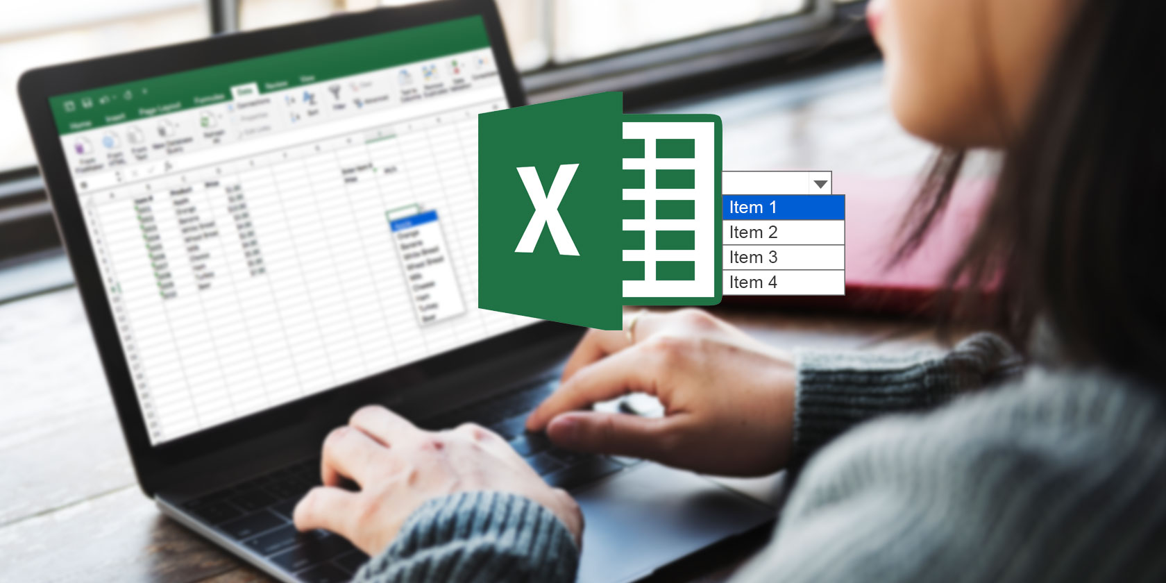 create drop list in excel