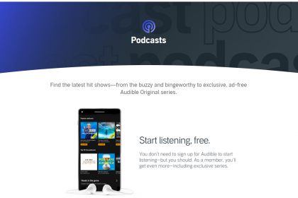 audible-podcasts-website