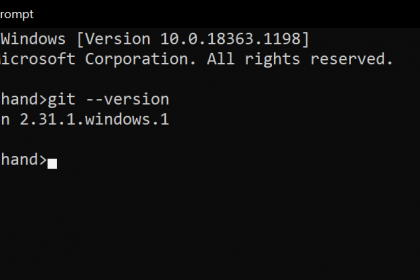 git-version-command-prompt