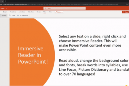 immersive-reader-powerpoint