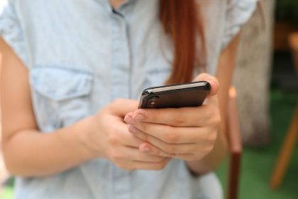 Using-Phone-Outside